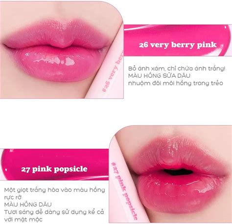 SON BÓNG ROMAND 23 JUICI LASTING TINT ĐỎ NÂU NUDE Insidefresh Cosmetics