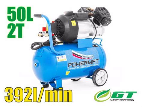 Kompresor olejový dvoupístový 50l 2 2kW 230V POWERMAT HobyNaradi cz