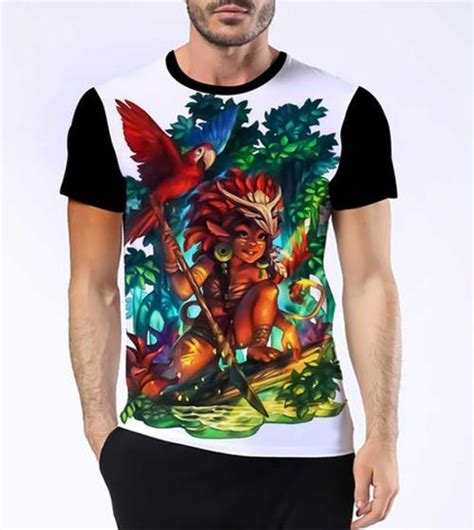 Camiseta Camisa Caipora Folclore Brasileiro Mitologia Hd Dias No