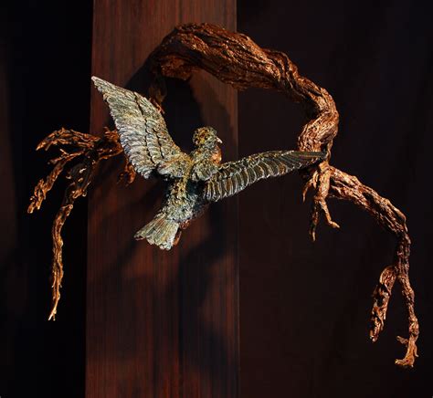 Nesting Kingfisher | Wildlife Bronze Sculpture and Statues | Wildbronze.com