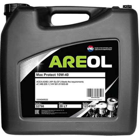 Масло моторное AREOL 10W-40 Полусинтетическое - купить в интернет ...