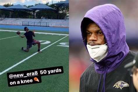 Nfl Fans Are Going Crazy Over Video Of Lamar Jacksons Impressive Throw