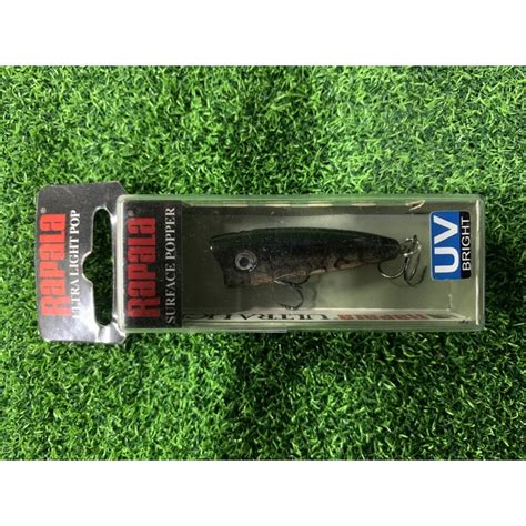 Rapala Ultra Light Pop Ulp 4 Surface Popper Fishing Lure 4cm Shopee
