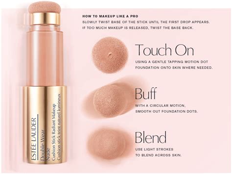 Cushion Compact In a Foundation Stick Estée Lauder Double Wear Nude Cushion Stick Radiant