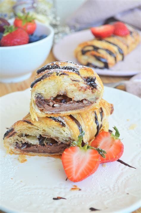 Chocolate Braided Puff Pastry