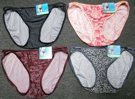 Pair Vanity Fair Womens Illumination String Bikini PRINTS Large Walmart