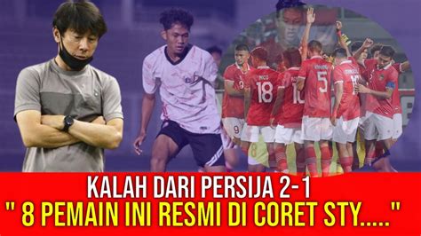 Kalah Dari Persija Sty Langsung Coret Pemain Ini Youtube