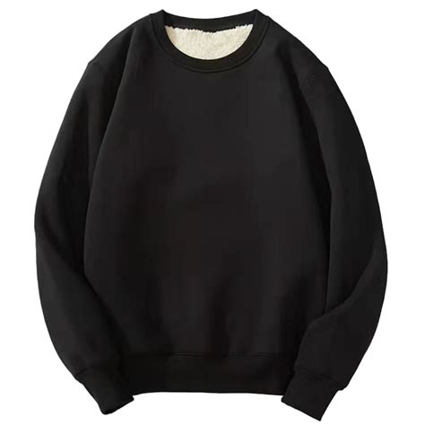 crewneck long sleeve fleece pullover shop today   tomorrow