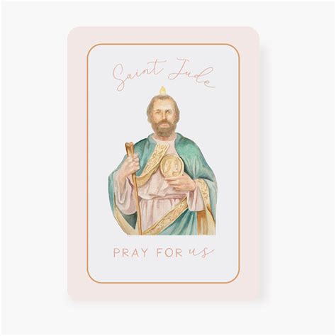 St. Jude Prayer Card – Novena Cards