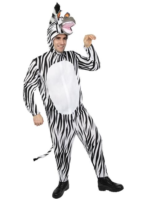 Madagascar Marty The Zebra Costume For Adults Funidelia