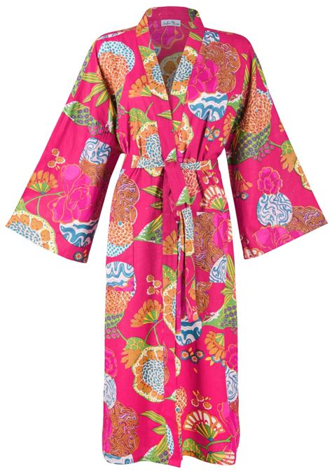 Baumwolle Damen Morgenmantel Leichte Kimono Badem Ntel Etsy De