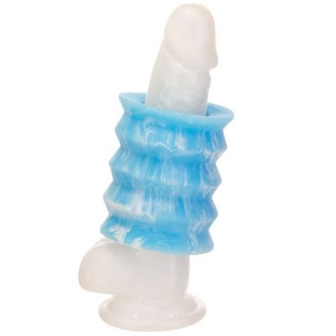 Addiction Glow In The Dark Silicone Stroker With Vibrating Bullet Sex