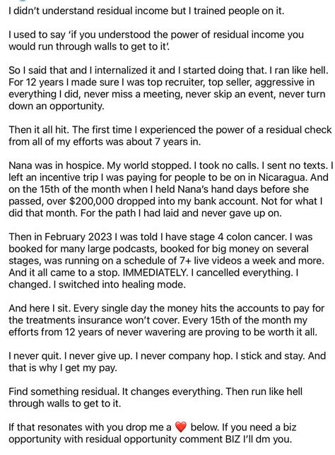 Residual Income Rantimlm