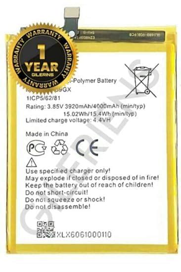 GILERINS Original BL 39GX Battery For Infinix HOT S3 X573 BL39GX 4000mAh Battery With 1 Year