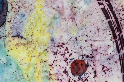 Abstraction Fragment Hot Batik Background Texture Handmade On Silk Stock Image Image Of