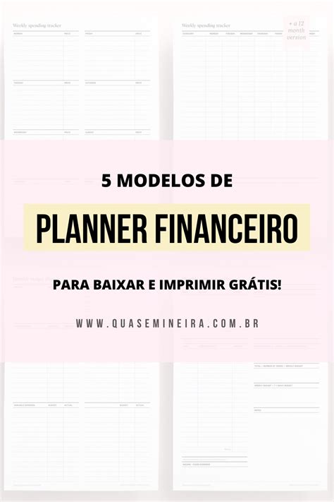 Modelos De Planner 2025 Para Imprimir