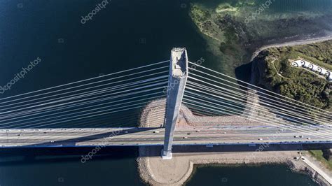 Vladivostok, The Russky Bridge. — Stock Photo © alexeik03 #170775322