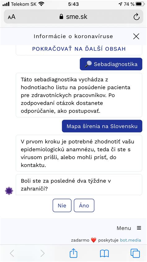 Sme Sk Odomyk L Nky O Koronav Ruse A Spustilo Bota Ktor Itate Om