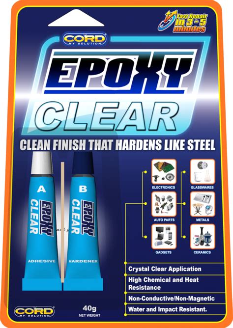 epoxy clear cord chemicals