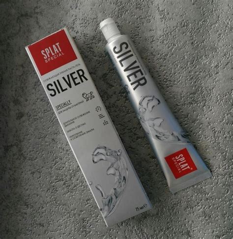 Зубная паста SPLAT Silver | отзывы
