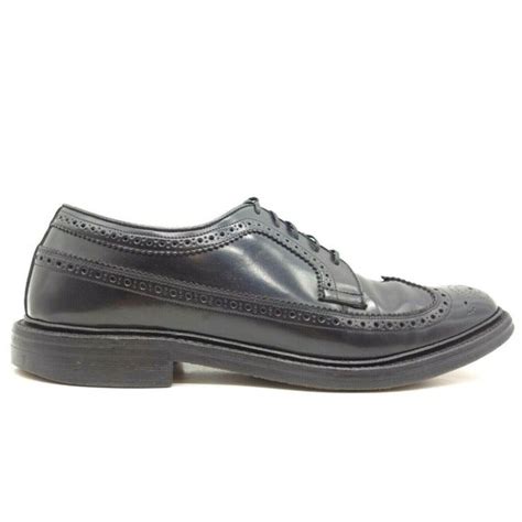 Towncraft Shoes Vintage Towncraft Black Corfam Longwing V Cleat