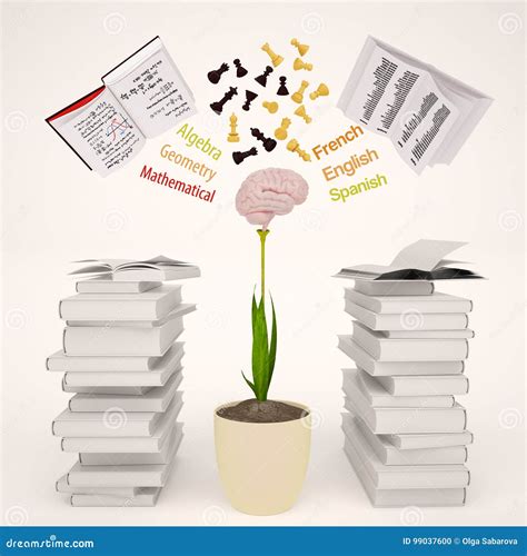 concept  development  mind stock illustration illustration