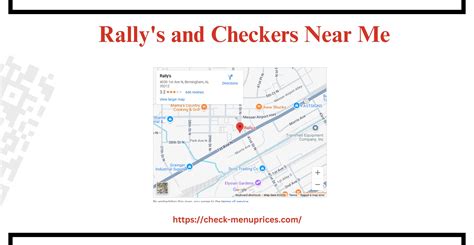 Rally's And Checkers Near Me Updated