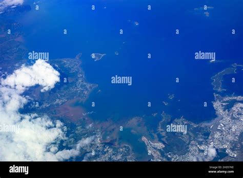 aerial view   earth ocean  land   aeroplane