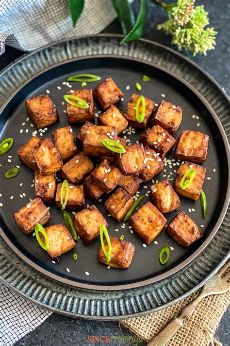 Crispy Air Fryer Tofu - Spice Cravings