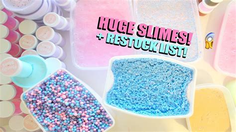 Live Restock Help Me Package These Huge Slimes😱🍑 Peachybbies Restock July 15th Youtube