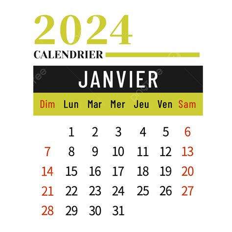 January 2024 Calendar In French Haley Keriann