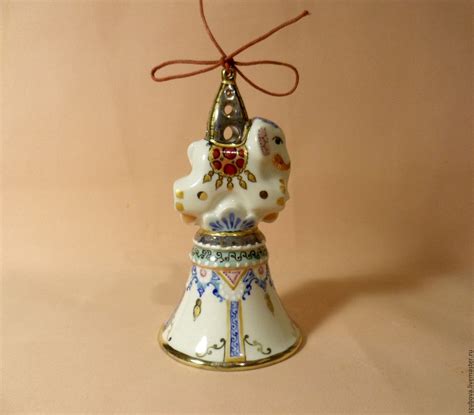 Авторский фарфоровый колокольчик "Сокровища магараджи" – купить в ...