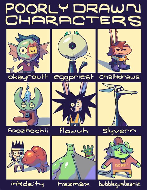 ugly characters by doggybag on Newgrounds