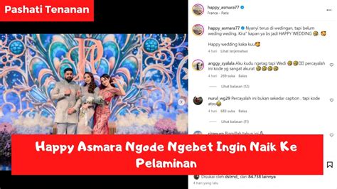 Happy Asmara Ngode Ngebet Ingin Naik Ke Pelaminan Youtube