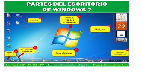 reunirse Centro de producción Directamente escritorio de windows 7