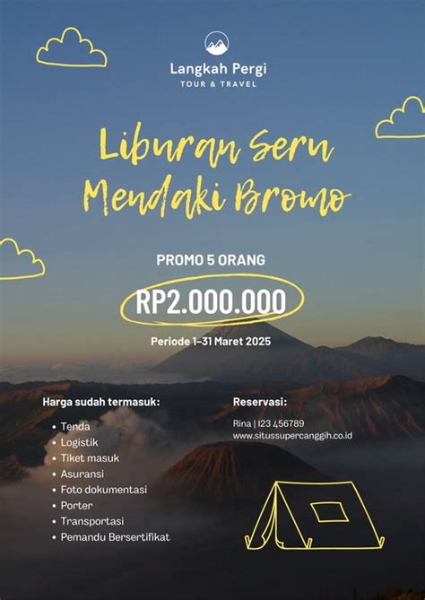 Gratis Contoh Poster Wisata Online Keren Canva