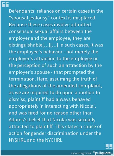 A Too Cute Employee Her Boss S Ex Playmate Wife And Maybe Some Sex Discrimination The