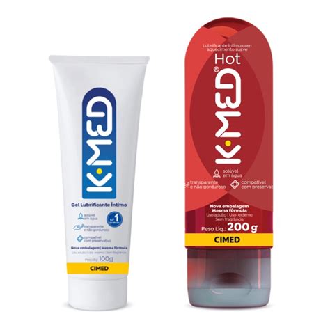 Kit Gel Lubrificante Íntimo K MED HOT Gel K MED Cimed Shopee Brasil