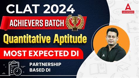 Clat Quantitative Aptitude Partnership Based Di Clat