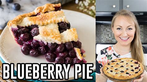 How To Make Blueberry Pie Youtube