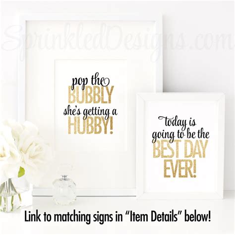 Pop The Bubbly She S Getting A Hubby Printable Wedding Etsy