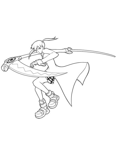 Soul Eater Coloring Page