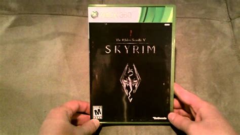 The Elder Scrolls V Skyrim Unboxing Xbox 360 Release Day Youtube