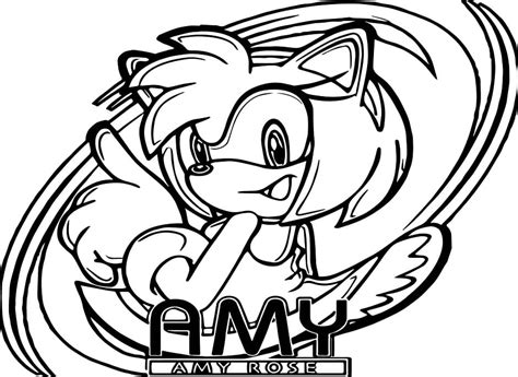 Amy Rose Free Printable Coloring Page Download Print Or Color Online