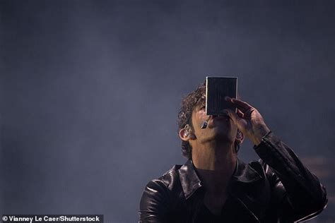 Matty Healy Sips From A Hip Flask As He Pays Tribute To Lewis Capaldi