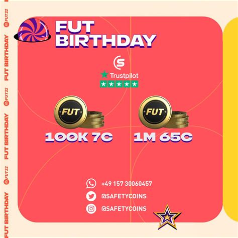 FIFA Coins SAFETYCOINS Buy Sell On Twitter Happy FUTBirthday