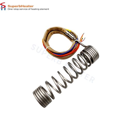 110V 220V Industrial Electric Spring Hot Runner Coil Heater For Plastic Injection Mold Machine