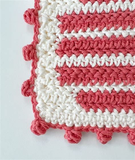 Crochet Pumpkin Stripe Hot Pad Daisy Farm Crafts