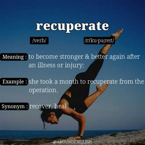 Around English On Instagram 💥 Recuperate Means To Become Stronger