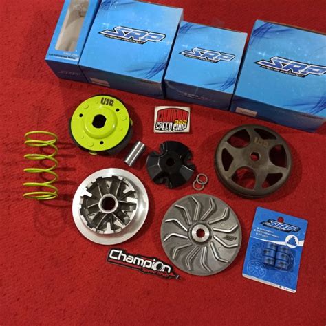 Jual Paket Pulley Kampas Ganda Mangkok Kopling Per Roller CVT SRP Ultra